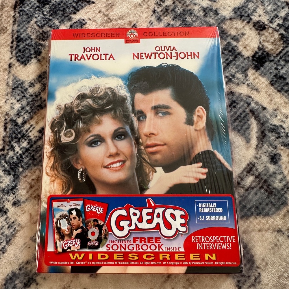 Grease DVD Widescreen Collection John Travolta Olivia Newton-John NEW